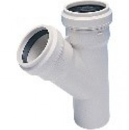 Kalde PVC U 3,2 Tek Çatal (45°) 125x50