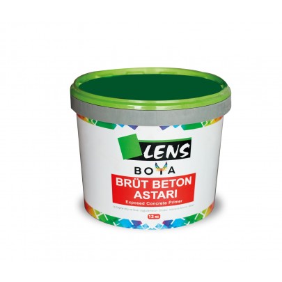 Lens Astar.100 İç Mekan Brüt Beton Astarı 12 Kg