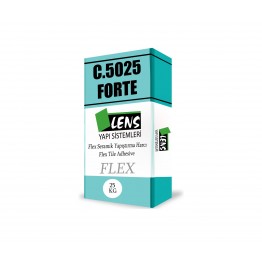 Lens C.5025 ForteFlexGranit Yapıştırıcı Beyaz 25Kg