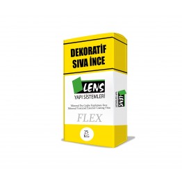Lens Dekoratif Sıvası İnce 25 Kg